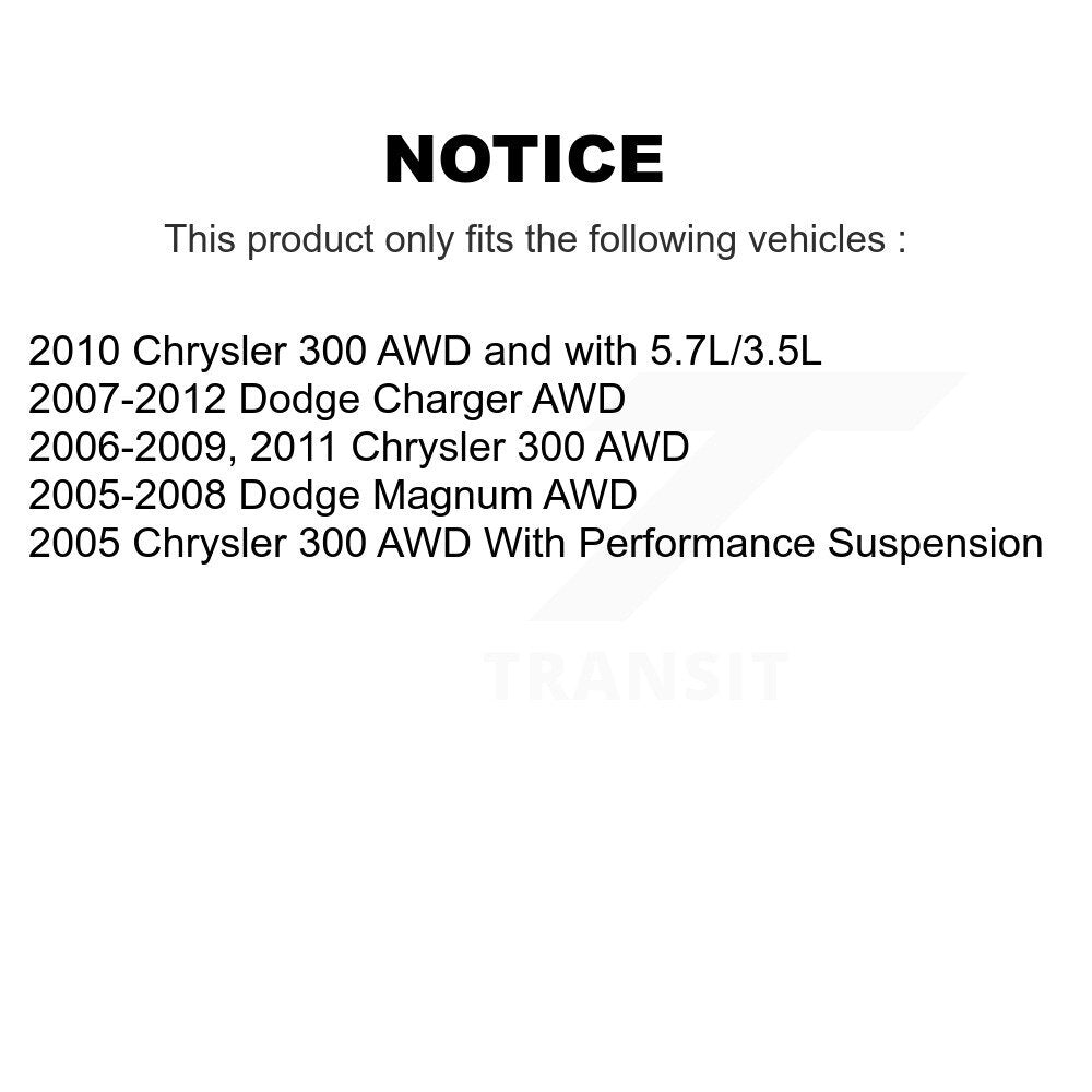 Bearing Lower Control Arm & Link Front Kit For Chrysler 300 Dodge Charger Magnum