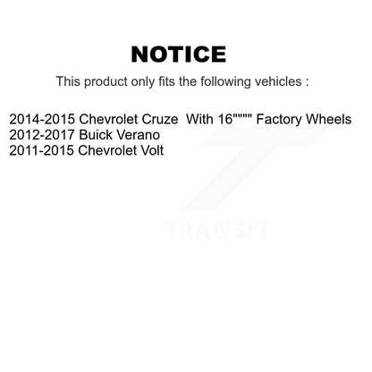 Bearing Lower Control Arm & Link Front Kit For Chevrolet Cruze Buick Verano Volt