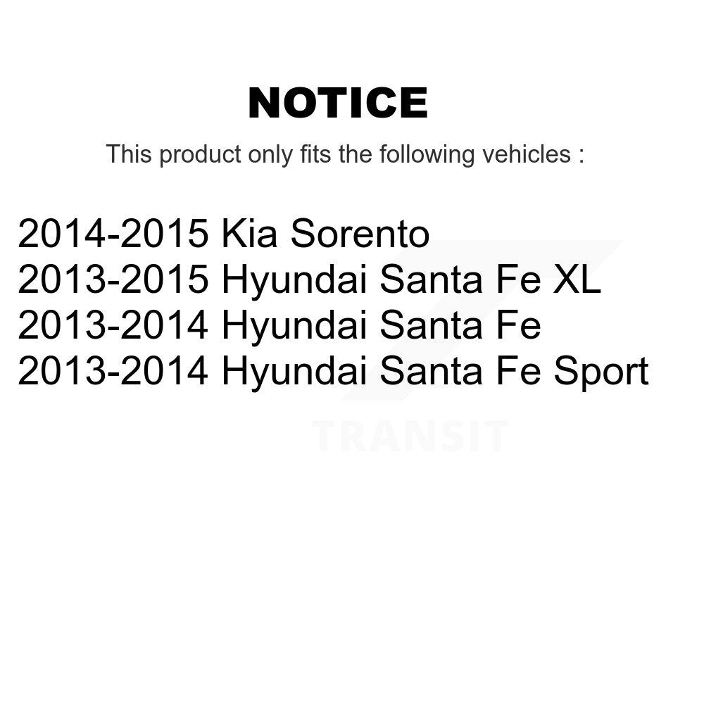 Bearing Lower Control Arm Link Front Kit For Hyundai Santa Fe Sport Kia Sorento