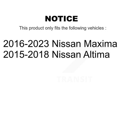 Bearing Lower Arm Outer Tie Rod & Link Front Kit (8Pc) For Nissan Altima Maxima