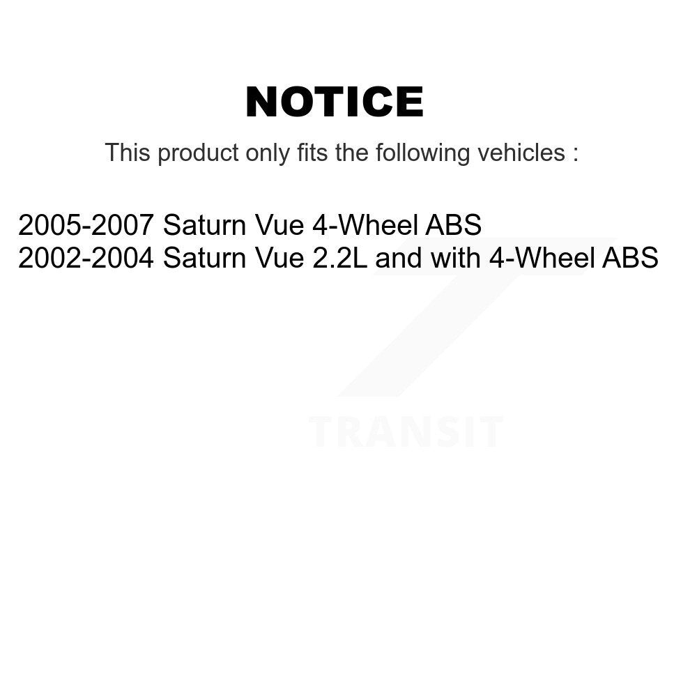 Hub Bearing Lower Control Arm Outer Inner Tie Rod Link Front Kit For Saturn Vue