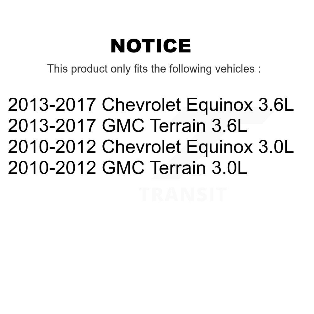 Bearing Lower Control Arm Outer Inner Tie Rod Link Front Kit (10Pc) For Equinox