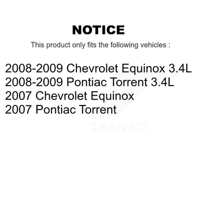 Hub Bearing Lower Control Arm Link Front Kit (6Pc) For Chevrolet Equinox Pontiac