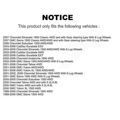 Bearing Upper Control Arm Lower Ball Joint Outer Tie Rod Link Front Kit For GMC