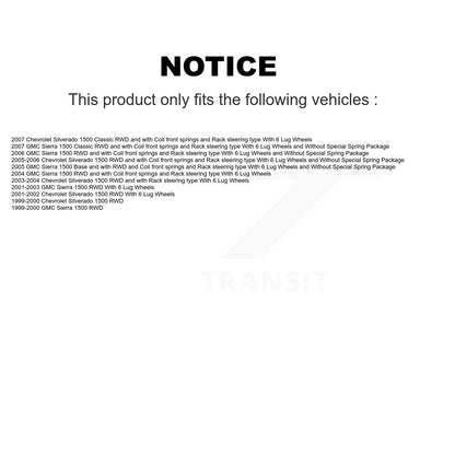 Bearing Lower Upper Control Arm Outer Inner Tie Rod Link Front Kit For Chevrolet
