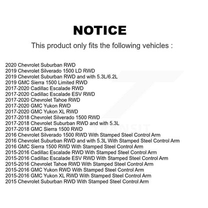 Bearing Lower Ball Joint Upper Control Arm Link Front Kit (8Pc) For Chevrolet XL