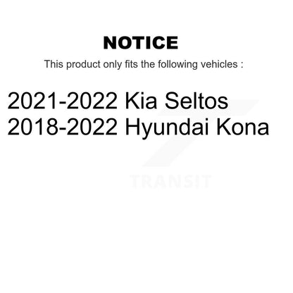 Hub Bearing Assembly And Link Front Kit For Hyundai Kona Kia Seltos