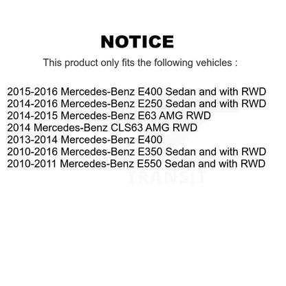 Wheel Bearing & Tie Rod End Front Kit For Mercedes-Benz E350 E400 E250 E550 E63
