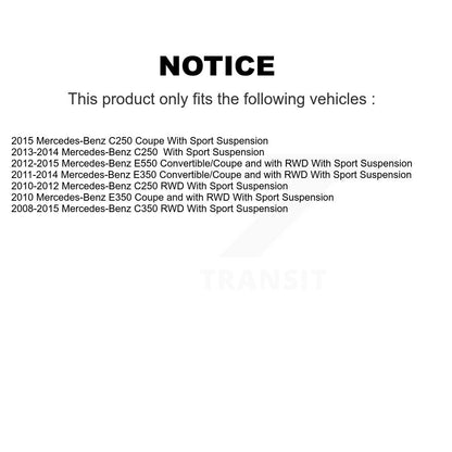 Hub Bearing Assembly & Link Front Kit For Mercedes-Benz C300 E350 C350 C250 E550