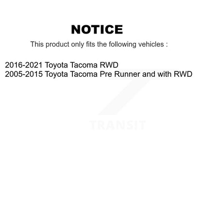 Hub Bearing Assembly And Link Front Kit For Toyota Tacoma