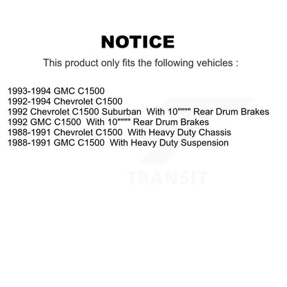 Disc Brake Rotors And Hub Assembly Front Pair For C1500 Chevrolet GMC Suburban
