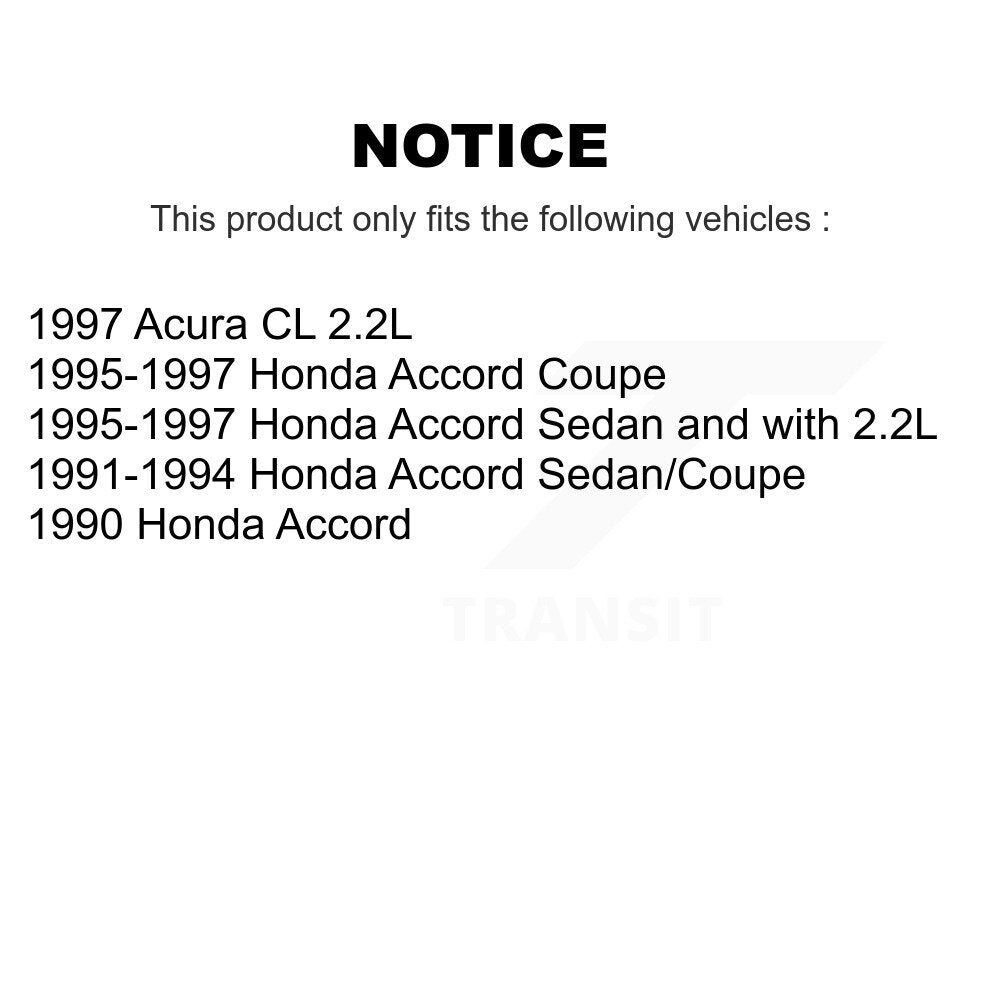 Disc Brake Rotors Front Pair For Honda Accord Acura CL