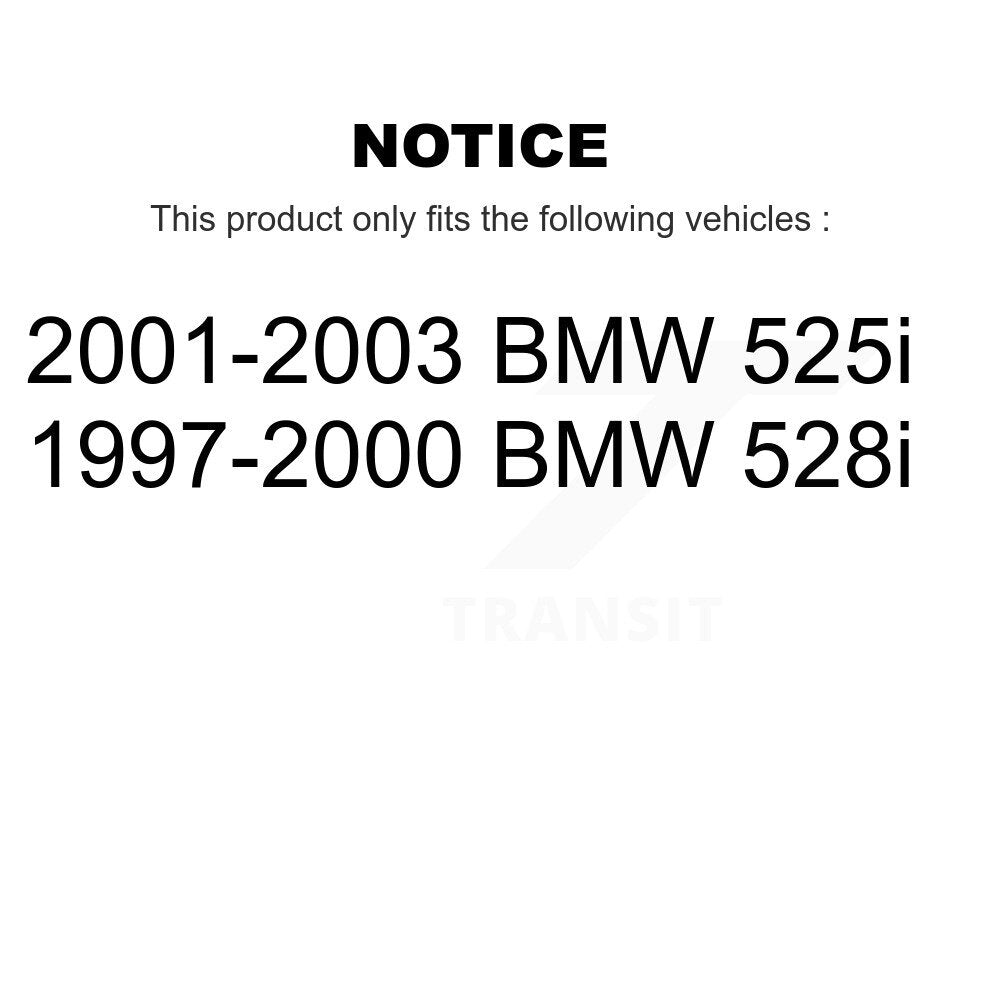 Disc Brake Rotors Front Pair For BMW 528i 525i