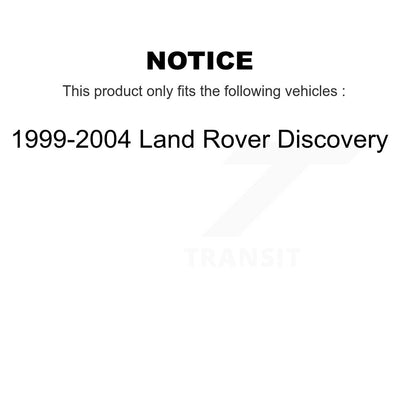 Disc Brake Rotors Front Rear Kit For 1999-2004 Land Rover Discovery