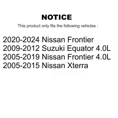 Disc Brake Rotors Front Rear Kit For Nissan Frontier Xterra Suzuki Equator