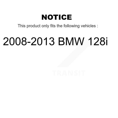 Disc Brake Rotors Front Rear Kit For 2008-2013 BMW 128i
