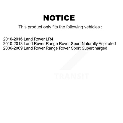Disc Brake Rotors Front Rear Kit For Land Rover Range Sport LR4