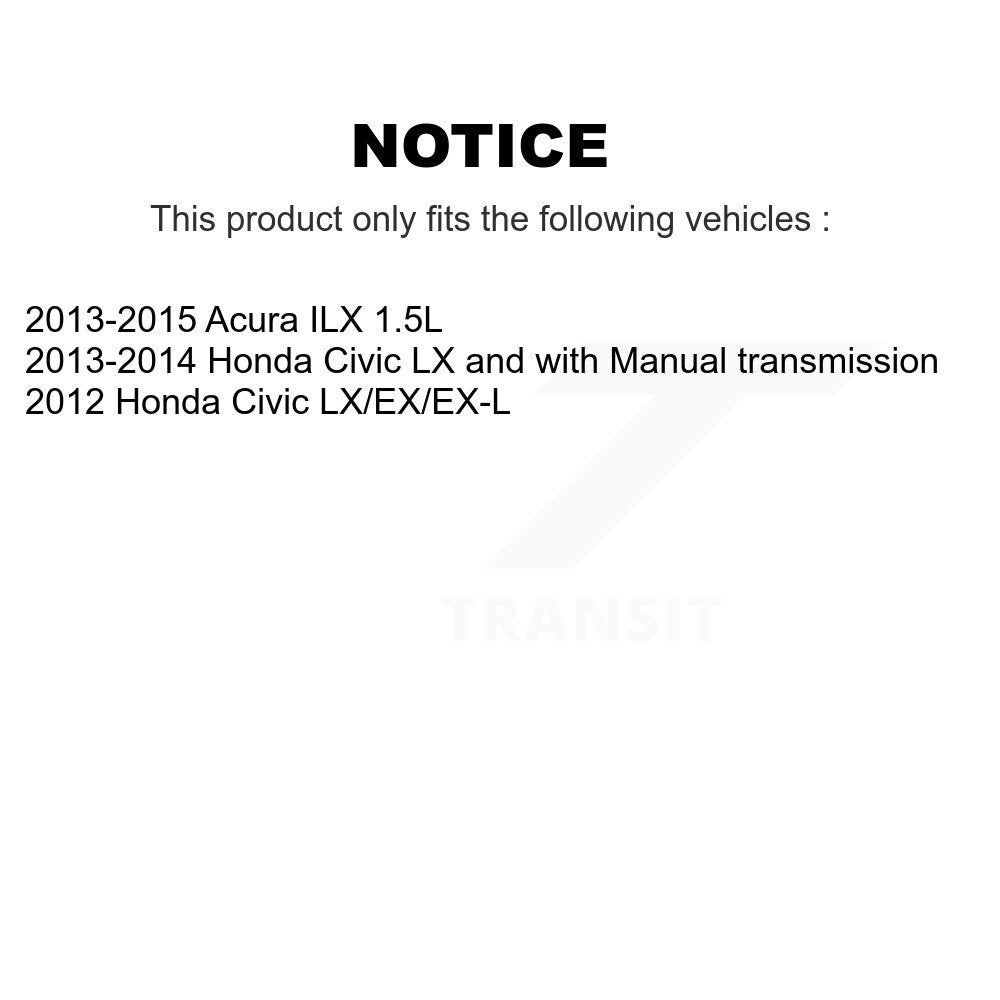 Disc Brake Rotors Front Rear Kit For Honda Civic Acura ILX