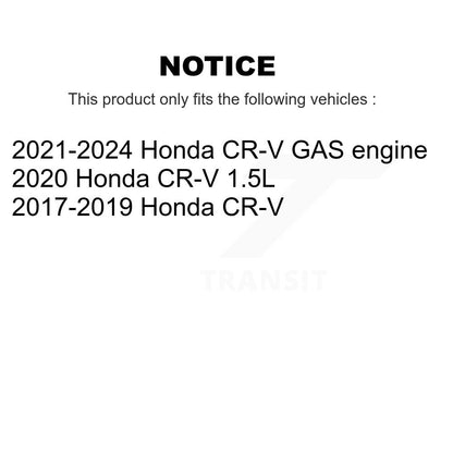 Disc Brake Rotors Front Rear Kit For Honda CR-V