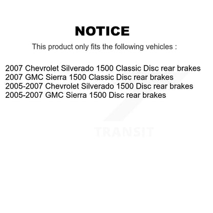 Brake Rotors Drum Front Rear Kit For Chevrolet GMC Silverado 1500 Sierra Classic