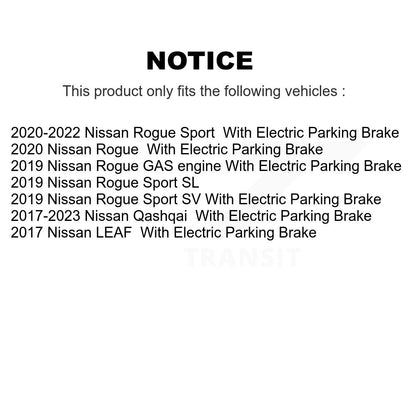 Disc Brake Rotors Front Rear Kit For Nissan Qashqai Rogue Sport LEAF