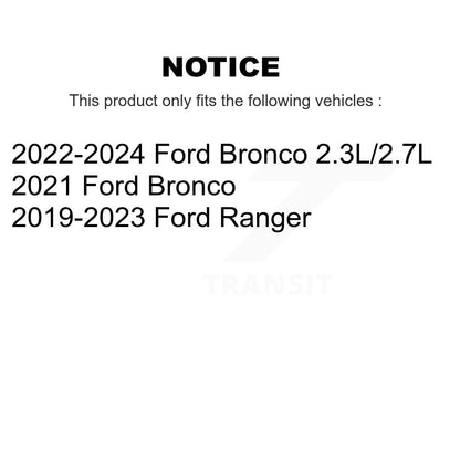 Disc Brake Rotors Front Pair For Ford Ranger Bronco