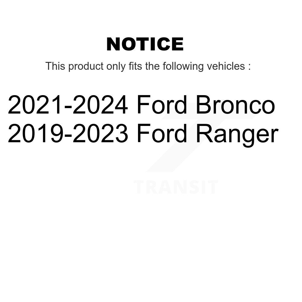 Disc Brake Rotors Rear Pair For Ford Ranger Bronco