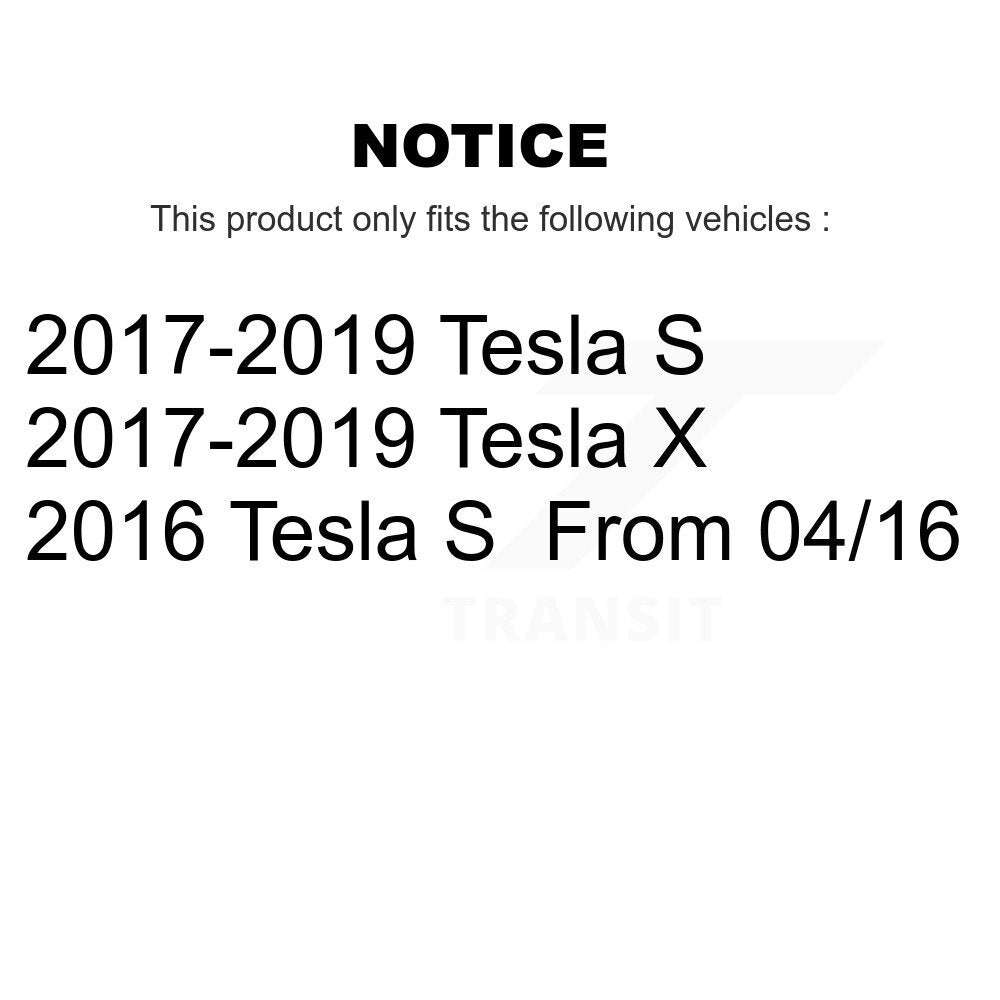 Disc Brake Rotors Front Rear Kit For Tesla S X