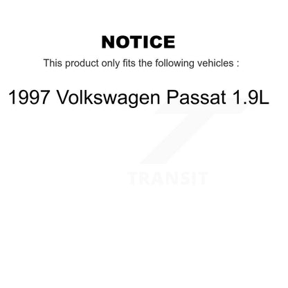 Disc Brake Rotors Front Rear Kit For 1997 Volkswagen Passat 1.9L
