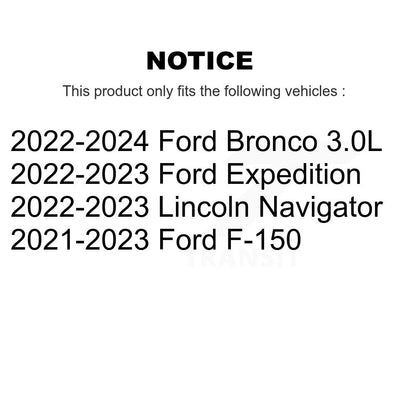 Disc Brake Rotors Front Pair For Ford F-150 Bronco Expedition Lincoln Navigator