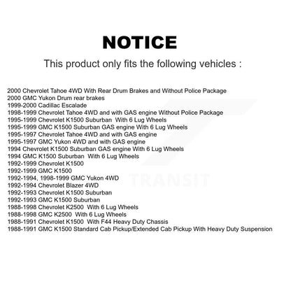 Disc Brake Rotor Ceramic Pad Front Kit For K1500 Chevrolet GMC K2500 Tahoe Yukon