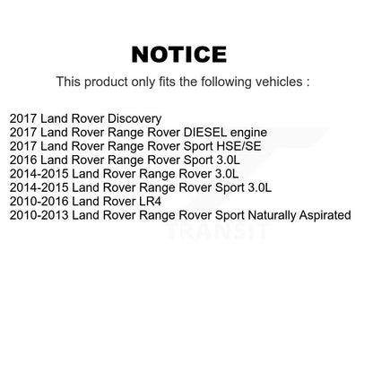 Disc Brake Rotors Ceramic Pad Front Kit For Land Rover Range Sport LR4 Discovery