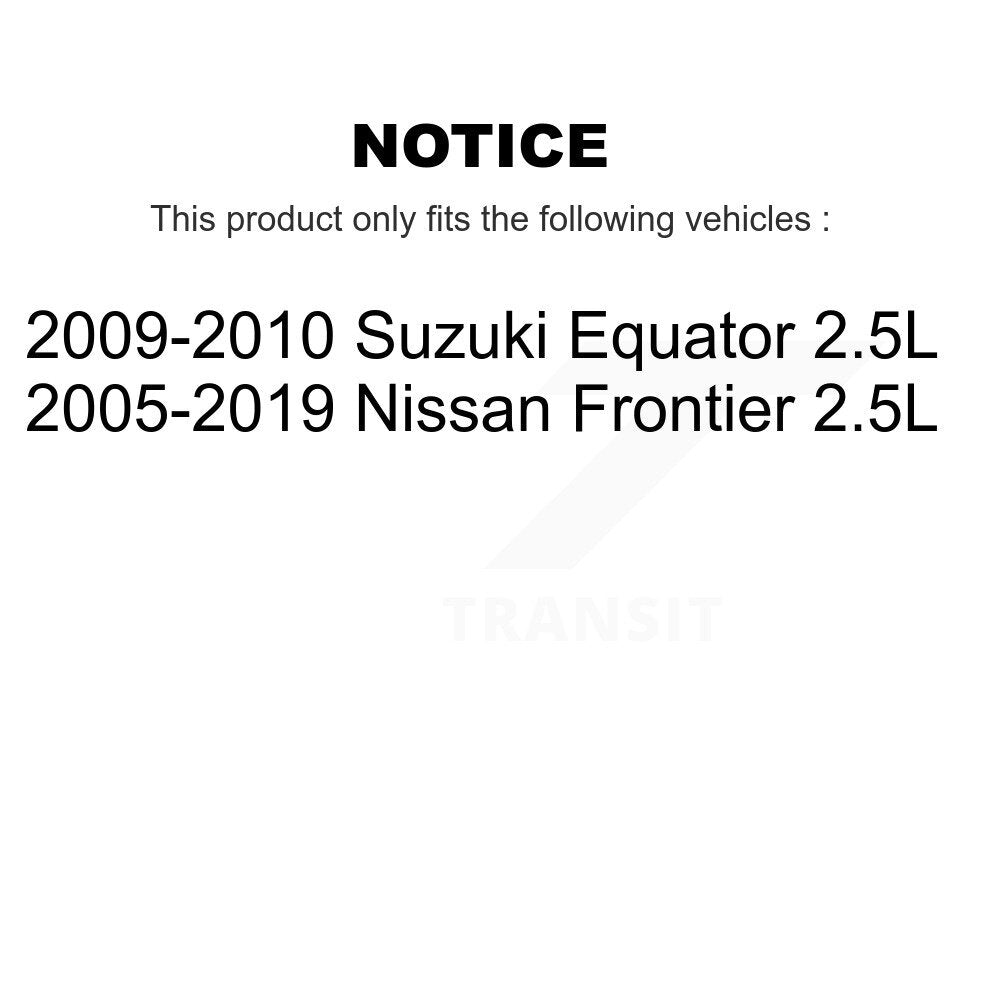 Brake Rotor & Ceramic Pad Front Rear Kit For Nissan Frontier Suzuki Equator 2.5L