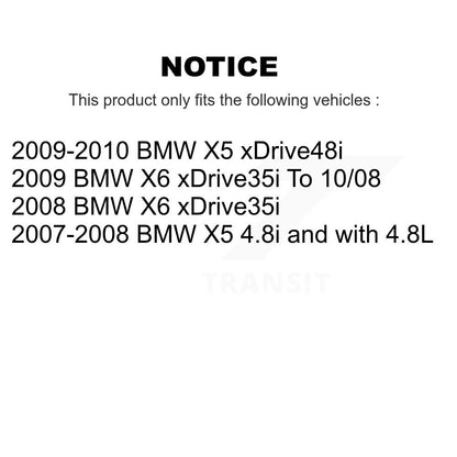 Disc Brake Rotors And Ceramic Pads Front Rear Kit For BMW X5 X6