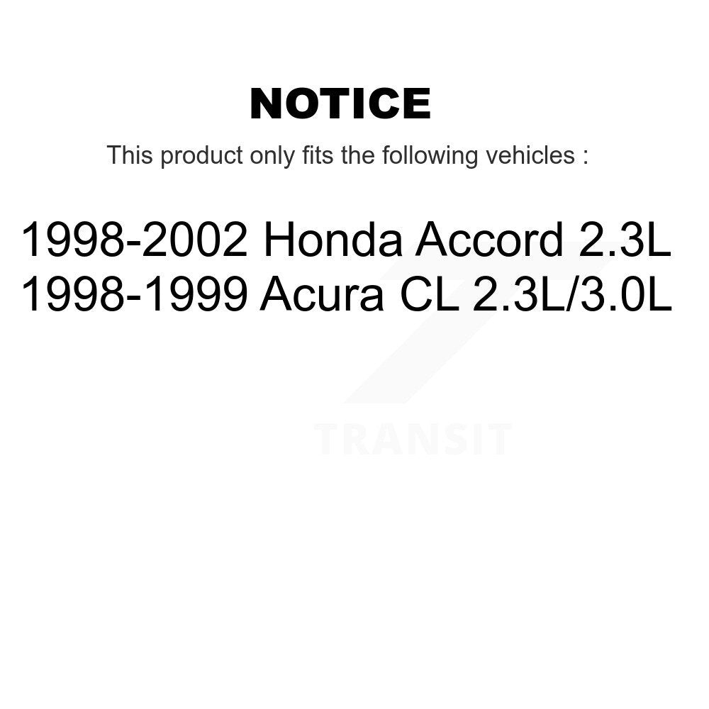 Disc Brake Rotors And Ceramic Pads Rear Kit For Honda Accord Acura CL