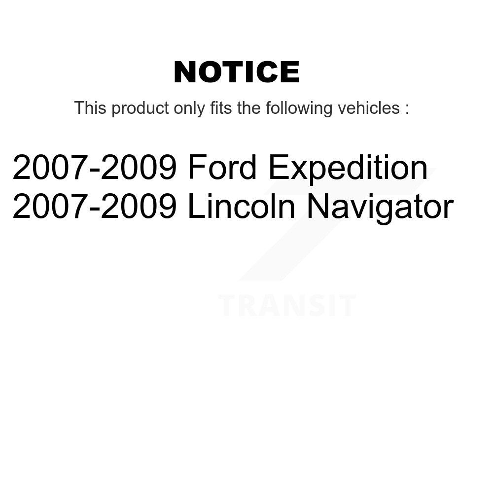 Brake Rotor And Ceramic Pad Front Rear Kit For Ford Expedition Lincoln Navigator