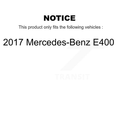 Disc Brake Rotors And Ceramic Pads Rear Kit For 2017 Mercedes-Benz E400