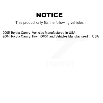 Brake Drum Shoes Rear Kit For Toyota Camry