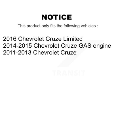 Brake Drum Shoes Rear Kit For Chevrolet Cruze Limited