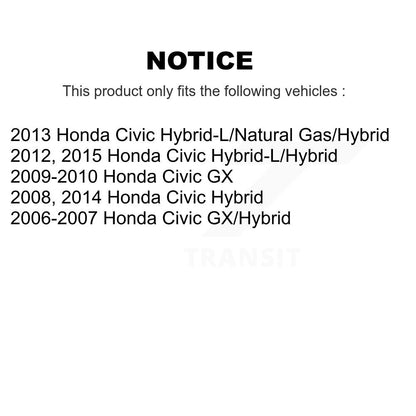 Brake Drum Shoes Spring And Cylinders Rear Kit For Honda Civic