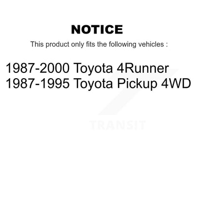Brake Drum Shoes And Spring Rear Kit For Toyota 4Runner Pickup