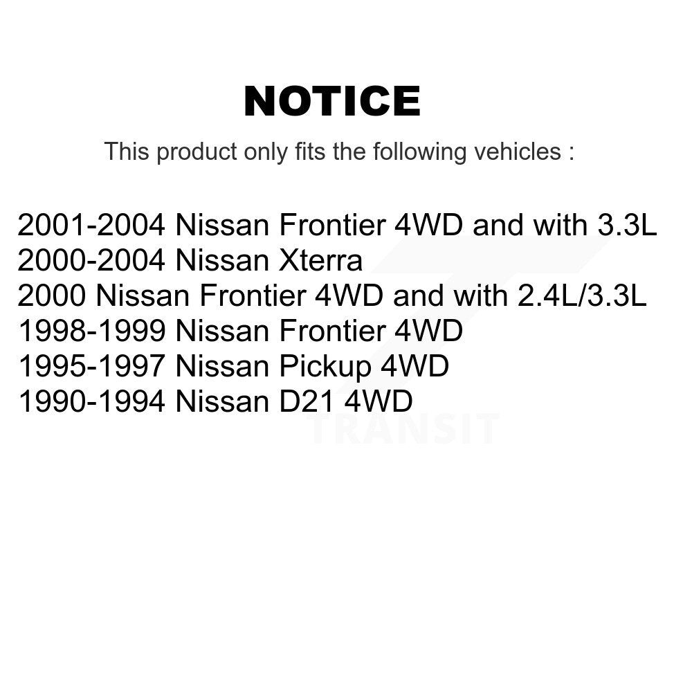 Brake Drum Shoes And Spring Rear Kit For Nissan Xterra Frontier D21 Pickup