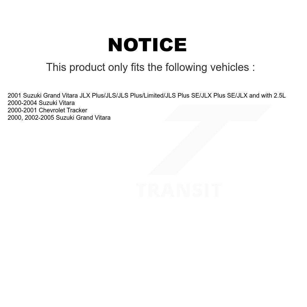 Brake Drum Shoes And Spring Rear Kit For Suzuki Grand Vitara Chevrolet Tracker