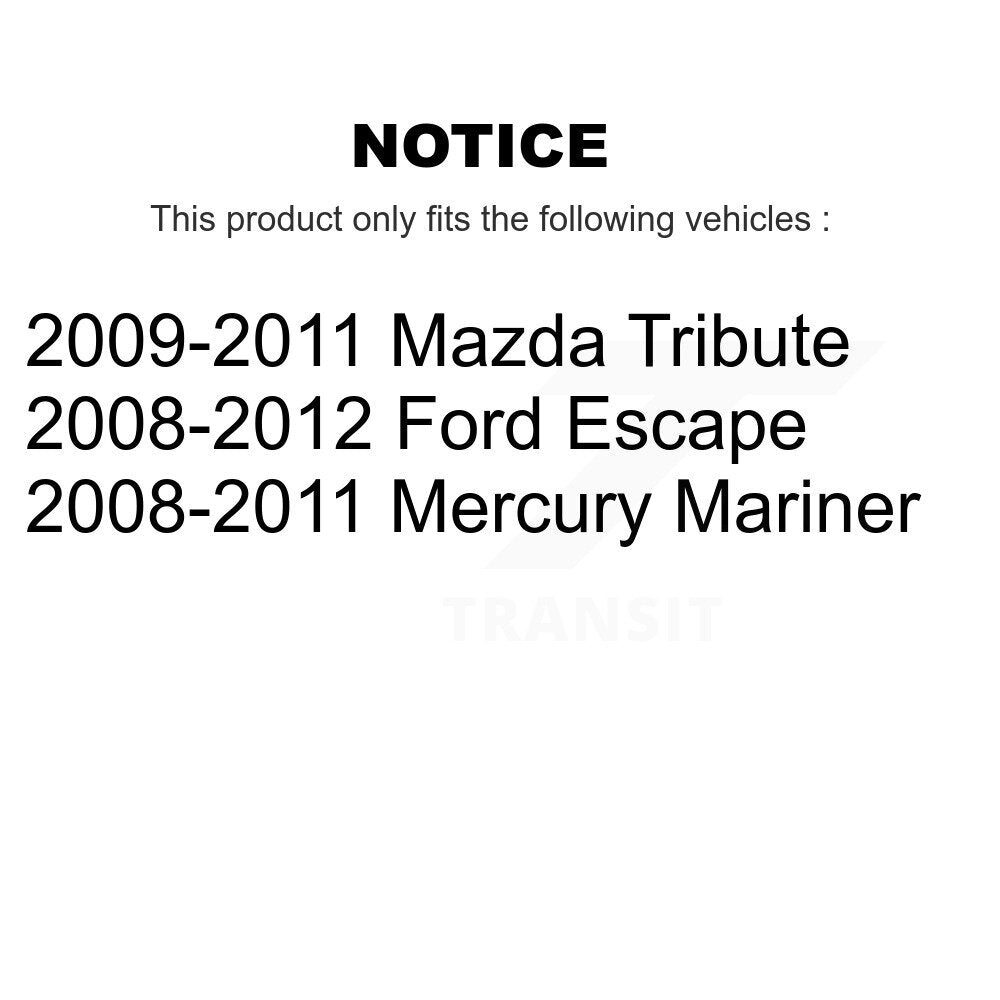 Brake Drum Shoes & Spring Rear Kit For Ford Escape Mazda Tribute Mercury Mariner