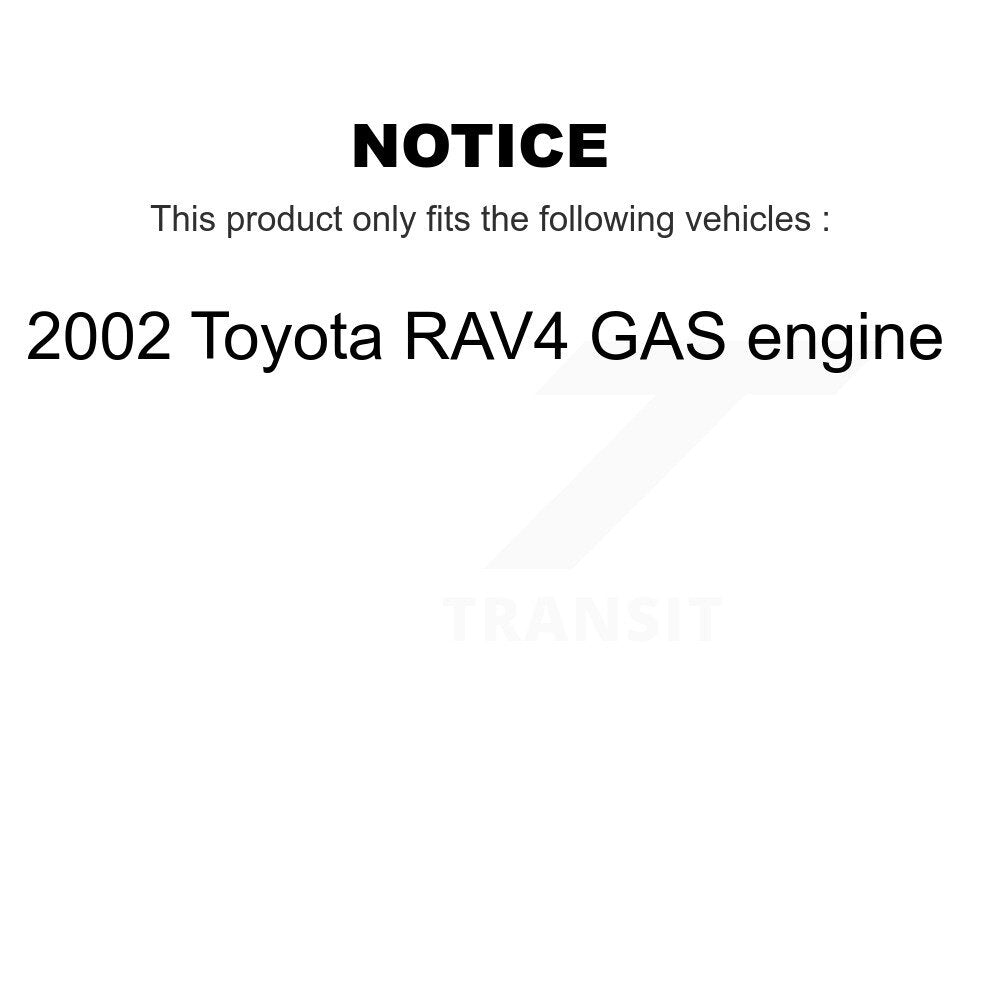 Brake Drum Shoes Spring And Cylinders Rear Kit For 2002 Toyota RAV4 GAS engine