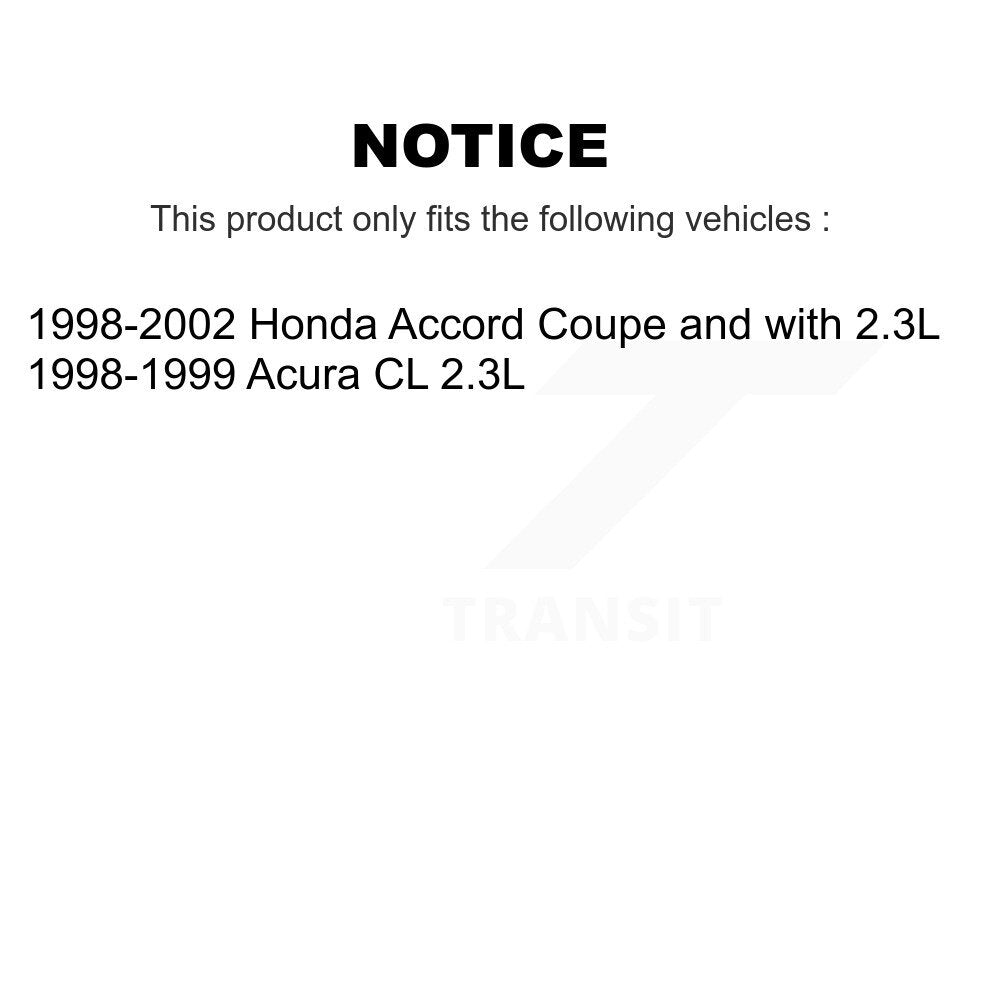 Disc Brake Rotors And Semi-Metallic Pads Front Kit For Honda Accord Acura CL
