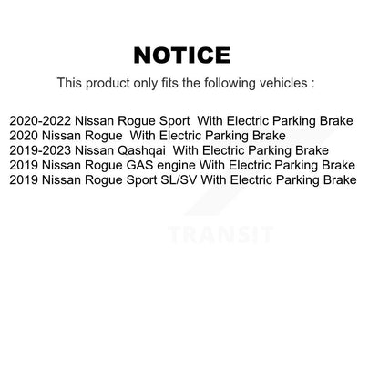 Disc Brake Rotor Semi-Metallic Pad Front Rear Kit For Nissan Rogue Sport Qashqai