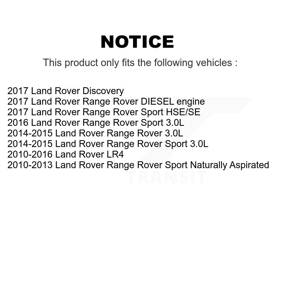 Disc Brake Rotors Ceramic Pad Front Kit For Land Rover Range Sport LR4 Discovery
