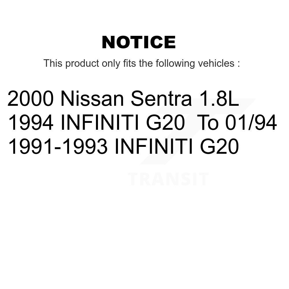 Disc Brake Rotors And Ceramic Pads Front Rear Kit For Nissan Sentra INFINITI G20