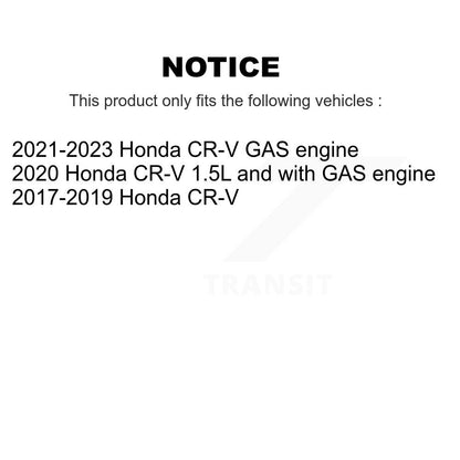 Disc Brake Rotors And Ceramic Pads Front Rear Kit For Honda CR-V